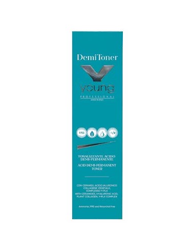 DemiToner coloración Acida 100ml YoungTintes ProfesionalYOUNG