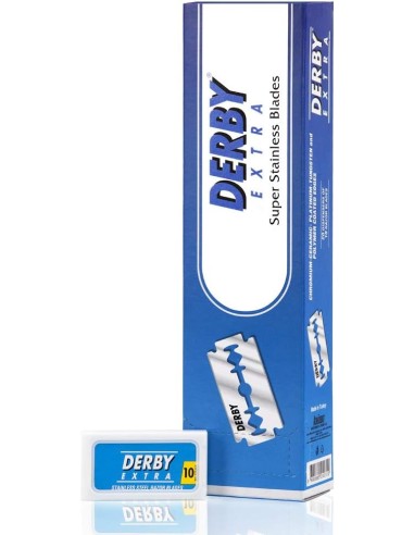 Cuchillas Doble Derby Blue 200 und.