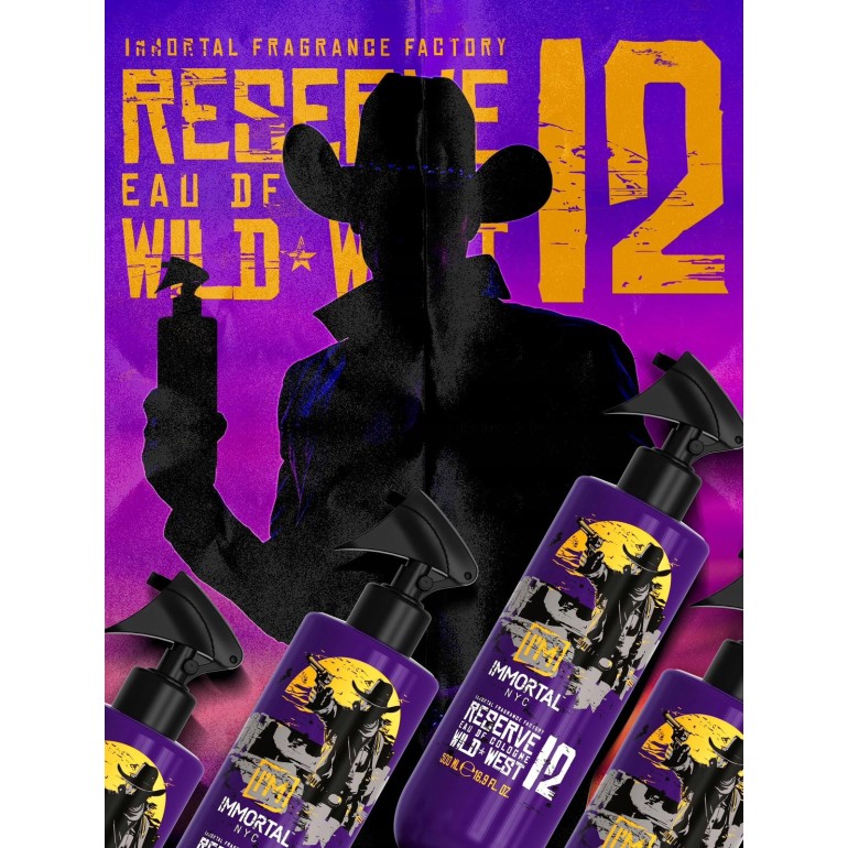 Agua de Colonia Reserve Wild West 500 ml Immortal NycColonias
