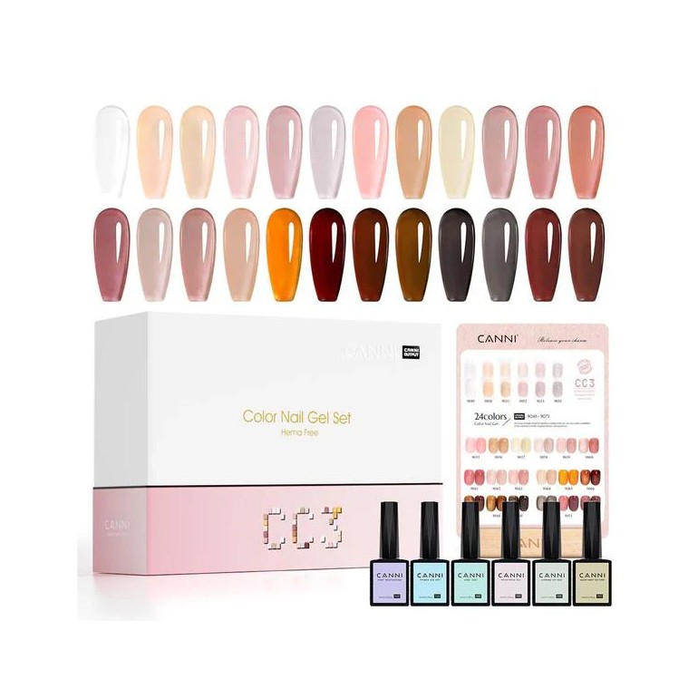 Kit 30 Esmaltes CC3 Canni Kit 30 Esmaltes CC3 Canni