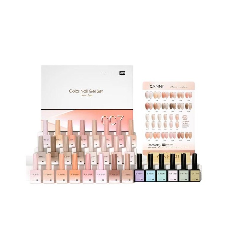 Kit 30 Esmaltes CC7 Canni