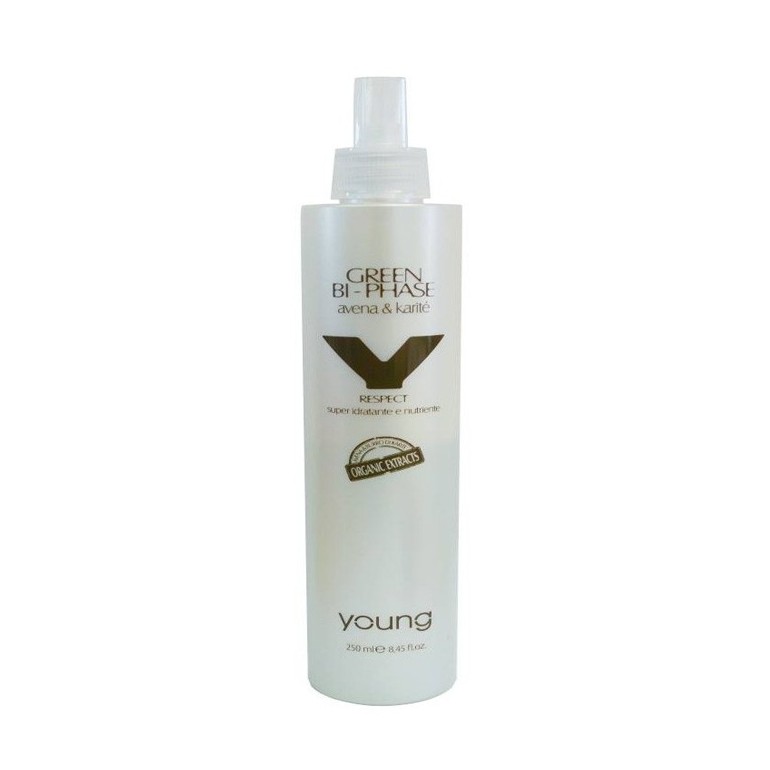 Bálsamo Green Bi-Fase Organic Respect 250 ml YoungChampús y acondicionadorBarberpro.es