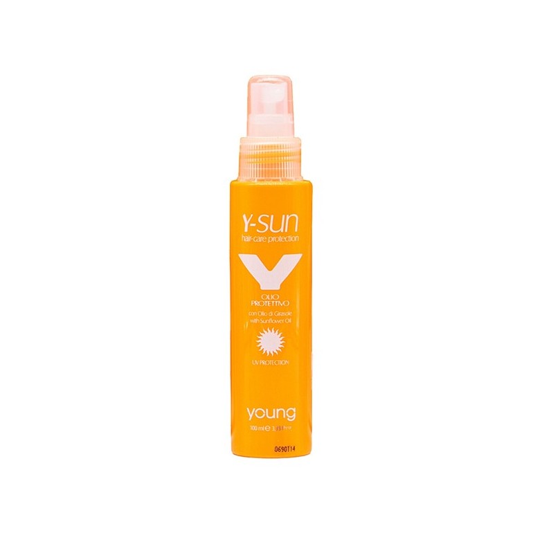 Aceite Protector Solar en Spray 100 ml YoungProductos Cuidado del CabelloBarberpro.es