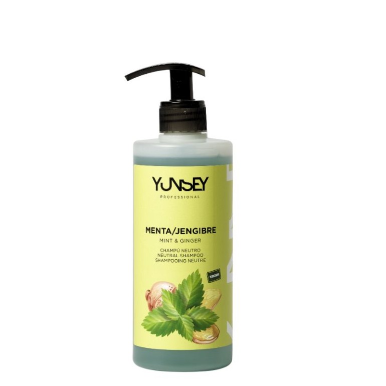 Champú Menta & Jengibre 400 ml YunseyChampús y acondicionadorBarberpro.es