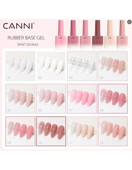 Rubber Base Gel Hema  Tpo Free 9 ml CanniUñasBarberpro.es