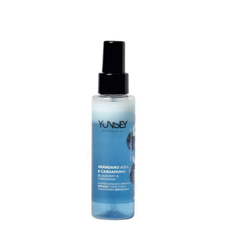 Acondicionador Bifasico Arandano Azul y Cardamomo 100 ml YunseyChampús y acondicionadorBarberpro.es