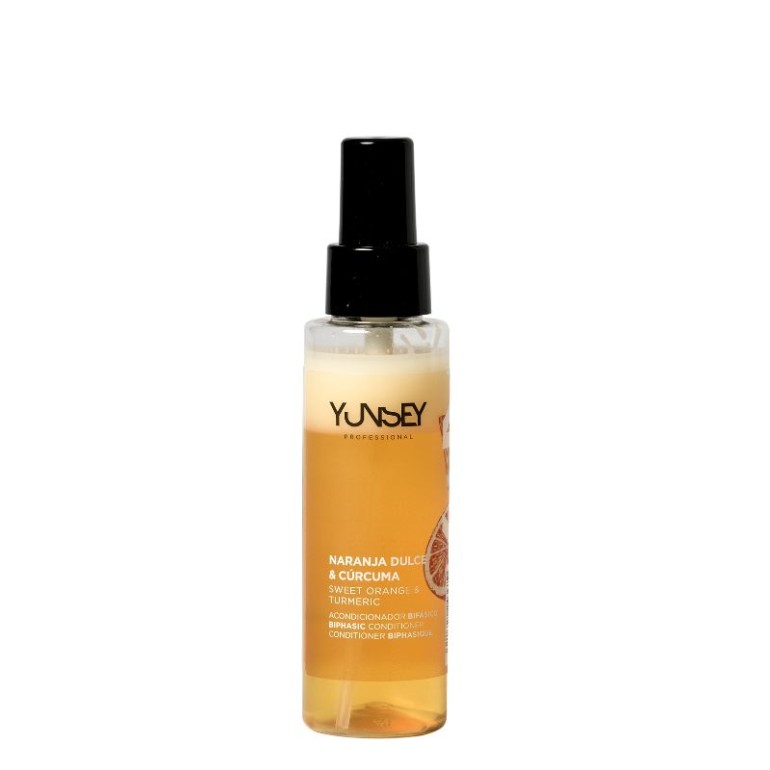 Acondicionador Bifasico Naranja Dulce y Cúrcuma 100 ml YunseyChampús y acondicionadorBarberpro.es