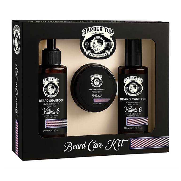 Kit Cuidado de Barba Barber TopBarber Top ProfessionalBarberpro.es