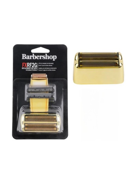 Recambio Cabezal Dorado + Cuchillas Compatible Babyliss FXFS2Accesorios y Repuestos maquinasBarberpro.es