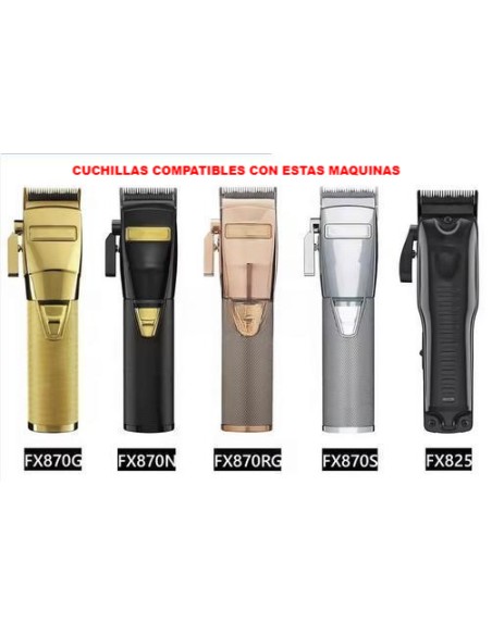 Cuchillas Recambio Compatibles Babyliss fx870Accesorios y Repuestos maquinasBarberpro.es