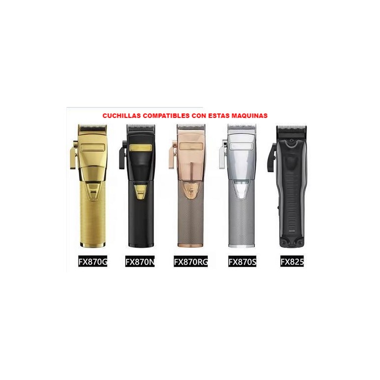 Cuchillas Recambio Black Compatibles Babyliss fx870Accesorios y Repuestos maquinasBarberpro.es