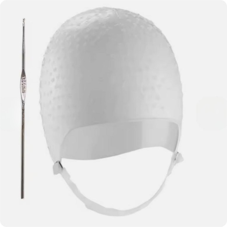 Gorro Mechas Silicona Cinta SujeciónUtensiliosBarberpro.es