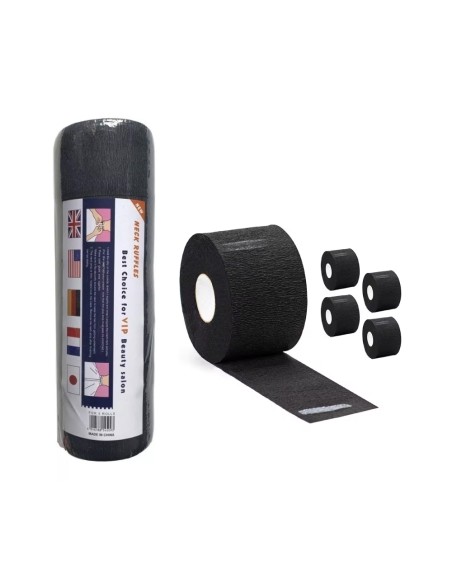 Papel Cuello Negro 5 Rollos x 100 ServiciosDesechables