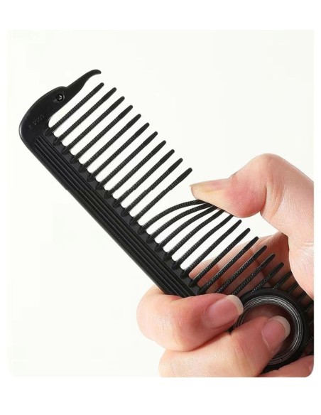 Peine Giratorio Color Negro 22 cmPeines y Cepillos de PeluqueríaBarberpro.es