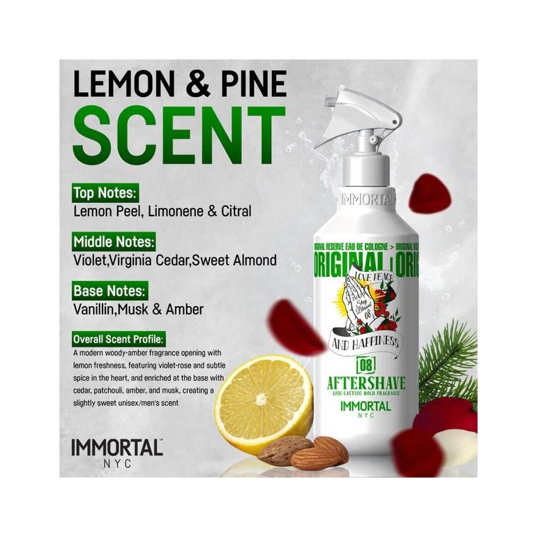 Colonia Stay Blessed 08 Aftershave 500 ml Immortal NYCColoniasBarberpro.es