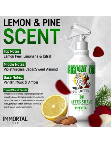 Colonia Stay Blessed 08 Aftershave 500 ml Immortal NYCColoniasBarberpro.es