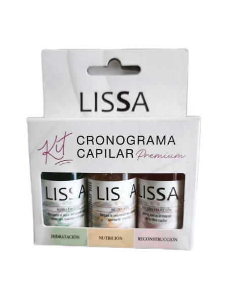 Kit 3 Ampollas Cronograma Capilar Lissa