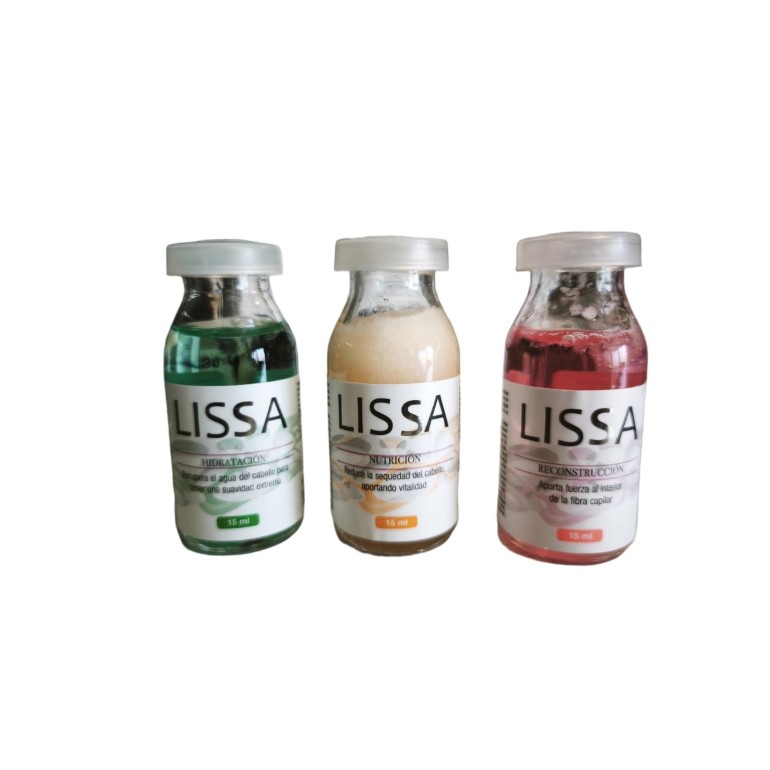 Kit 3 Ampollas Cronograma Capilar Lissa