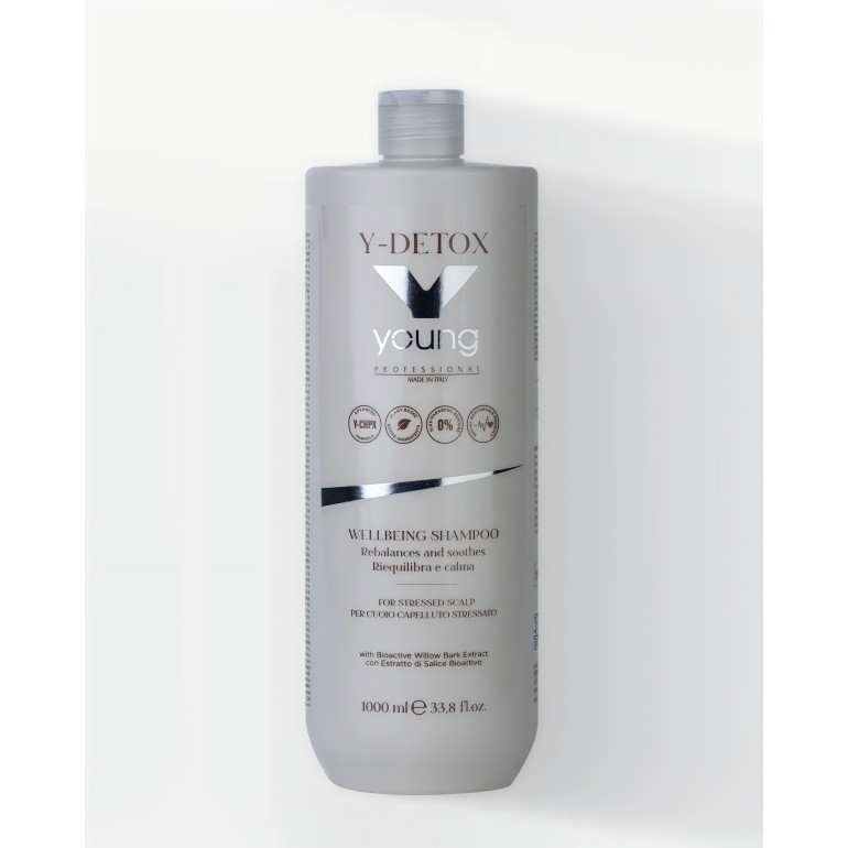 Champú Y-Detox Wellbeing  Bienestar 1000 ml Young ProfessionalChampús y acondicionadorBarberpro.es