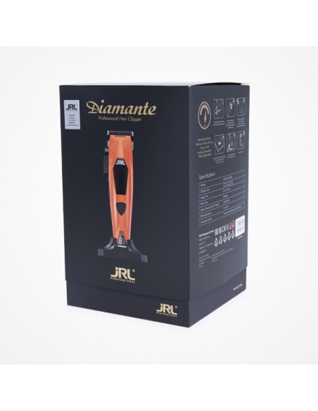 Maquina Corte Clipper Diamante Naranja JRLMáquinas CorteBarberpro.es