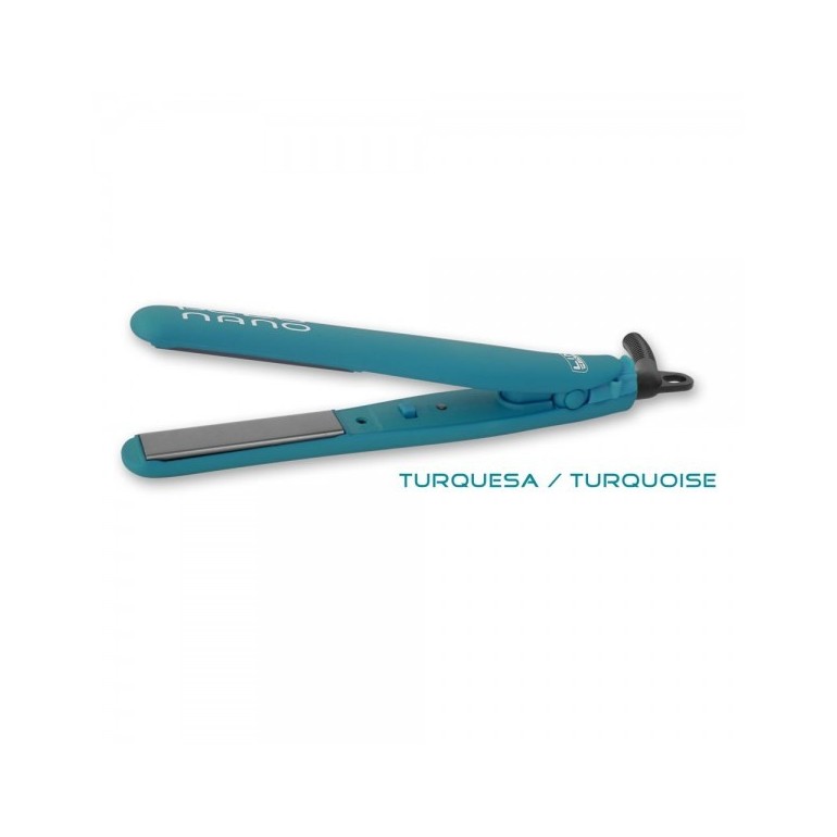 Plancha Compacta Turquesa PC2.0 Nano Lim HairPlanchasBarberpro.es