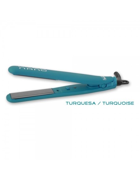 Plancha Compacta Turquesa PC2.0 Nano Lim HairPlanchasBarberpro.es