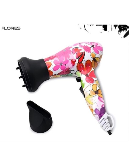 Secador viaje WR 3.0  Flores Lim HairSecadoresBarberpro.es