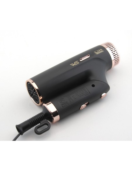 Secador Compacto Plegable WS Black Rose Lim HairSecadoresBarberpro.es