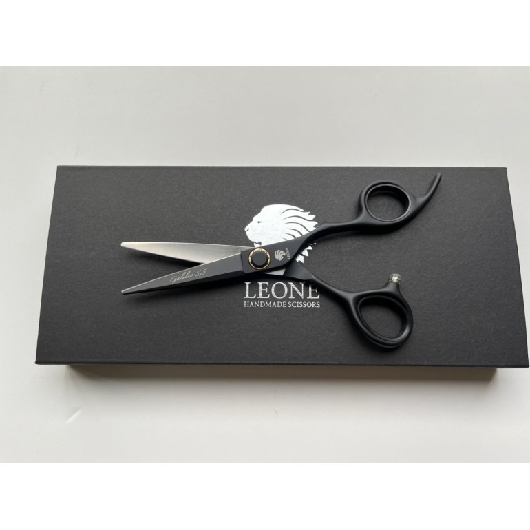 Tijera Peluqueria Galileo 5,5¨pulgadas Acero Japones 440C Leone ScissorsCuchillas - Navajas - TijerasBarberpro.es