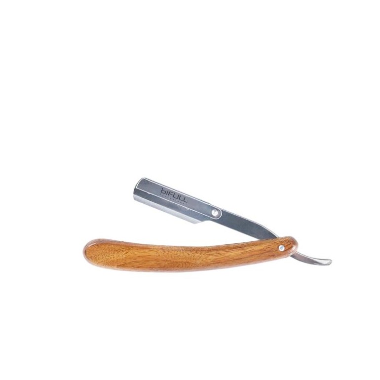 Navaja Barberia Razor Wood BifullCuchillas - Navajas - TijerasBarberpro.es