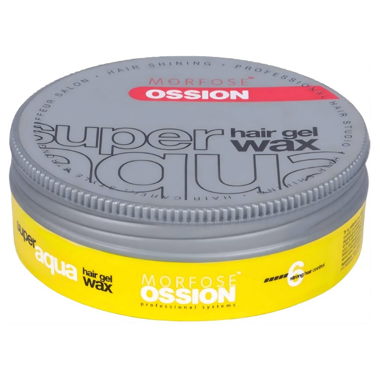 Cera Brillo Nº6 Super Aqua Hair Gel 175 ml OssionGominas y Ceras de FijaciónBarberpro.es