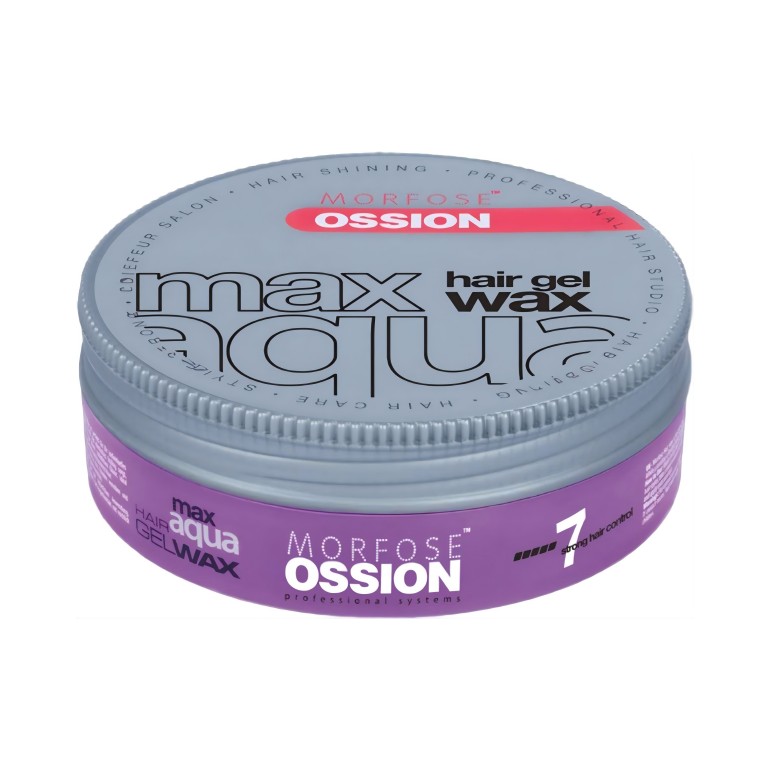 Cera Brillo Nº7 Max Aqua Hair Gel 175 ml OssionGominas y Ceras de FijaciónBarberpro.es
