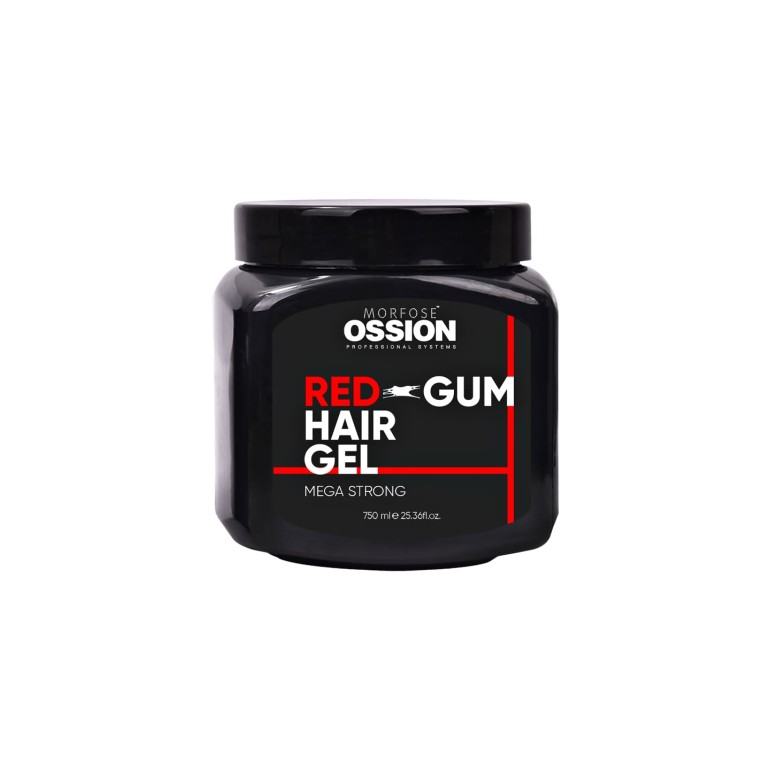 Gomina Red Hair Gel Mega Strong  750 ml OssionGominas  y Ceras de FijaciónBarberpro.es
