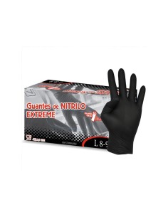 GUANTES NITRILO NEGRO...