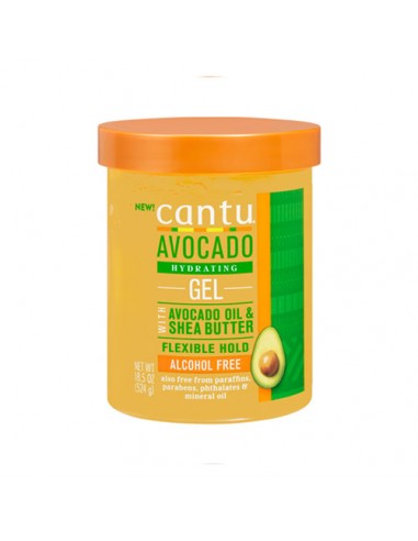 Gel de Peinado Hidratante Aguacate 524 gr Cantu