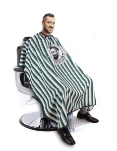 Capa de Corte Barber Verde...
