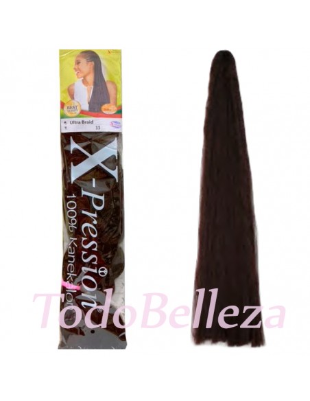 Extensiones de Fibra Kanekalon 4 X-Pression