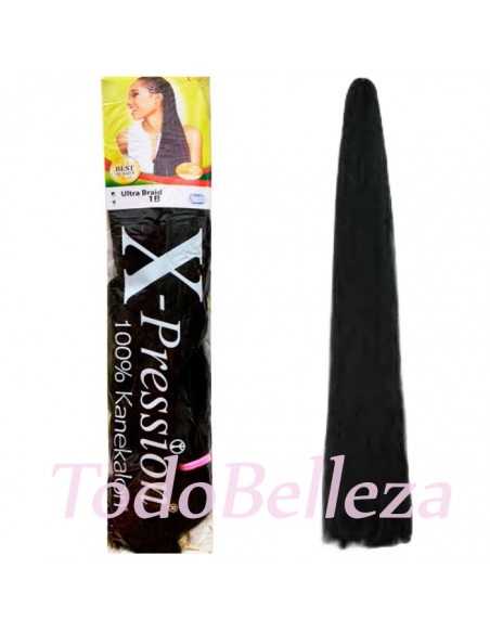 Extensiones de Fibra Kanekalon TB1 Mattegray X-Pression