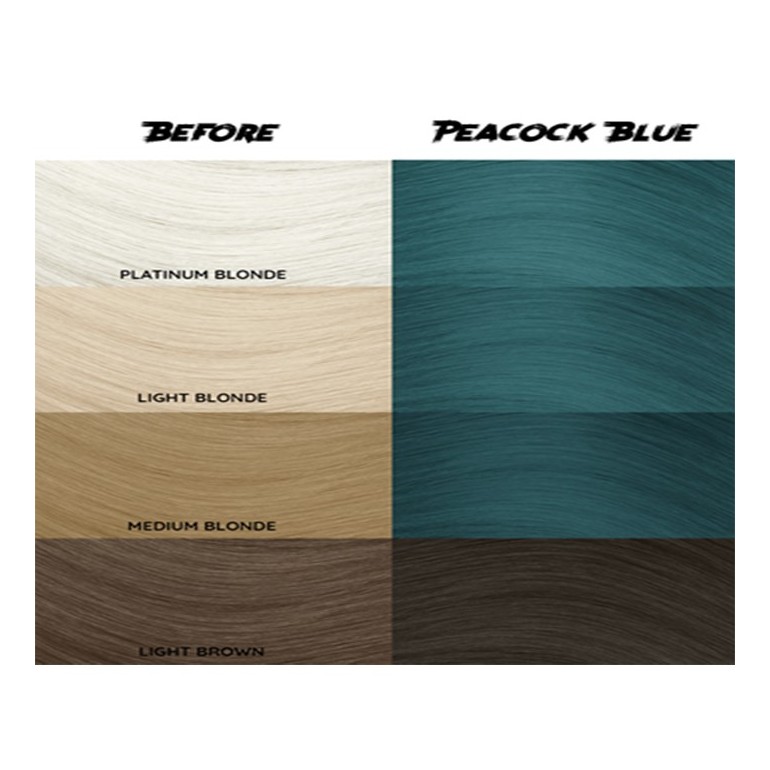 Tinte Semipermanente Azul Pavo Real...