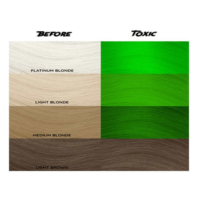 Tinte Semipermanente Verde Toxic Uv...