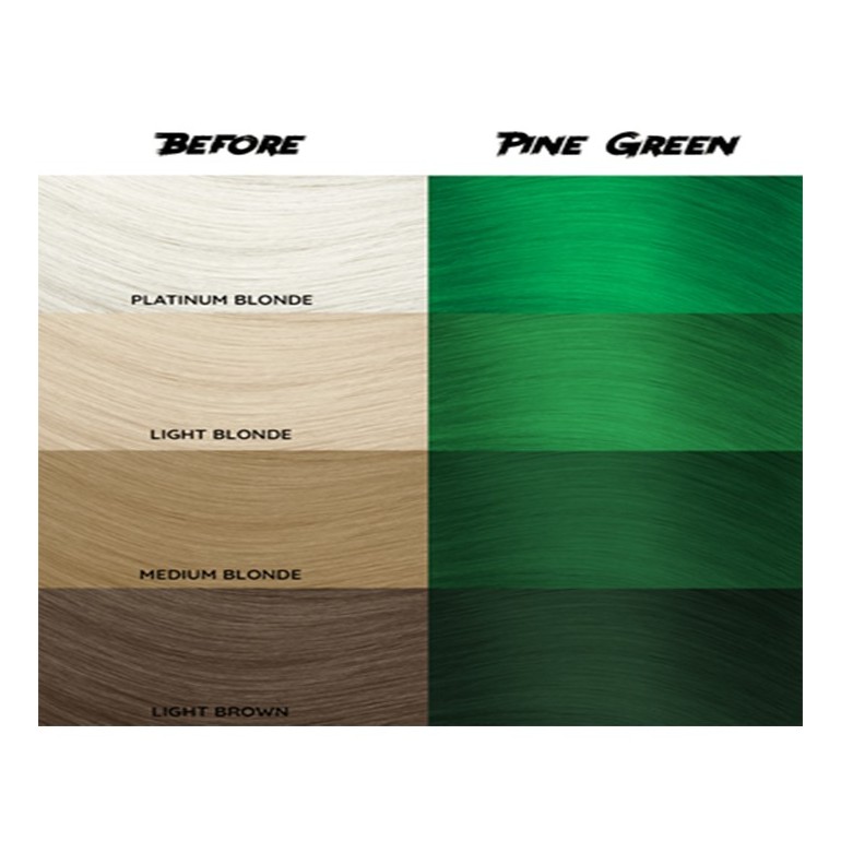 Tinte Semipermanente Verde Pine Green... Tinte Semipermanente Verde Pine Green...