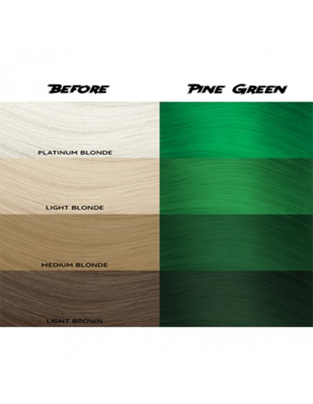 Tinte Semipermanente Verde Pine Green Nº 46 100 ml Crazy Color