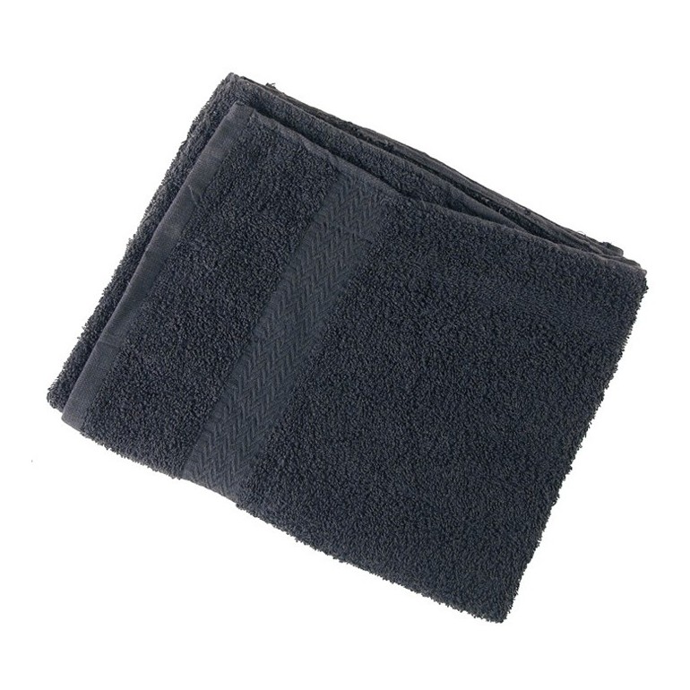 Toalla 100% Algodón 40X80 Negra Eurostil