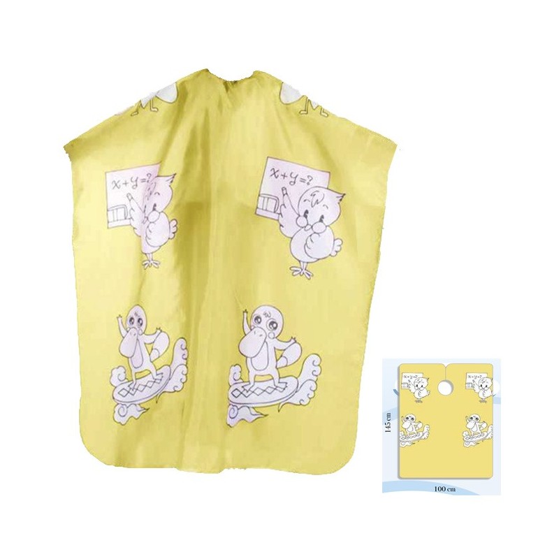 Capa de Corte Infantil Amarilla Patos