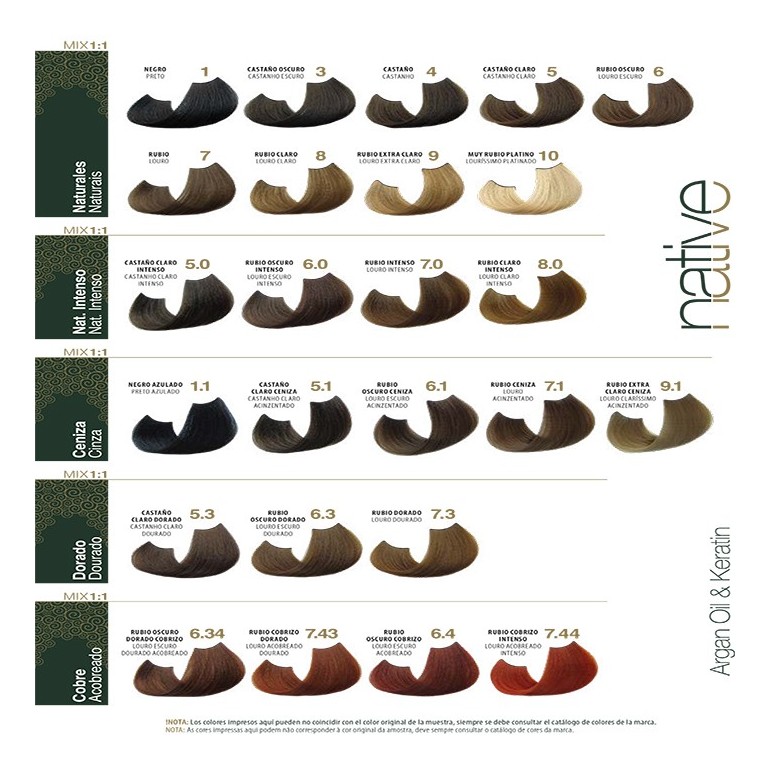 Tinte Sin Amoniaco 1OO ml Native Tinte Sin Amoniaco 1OO ml Native