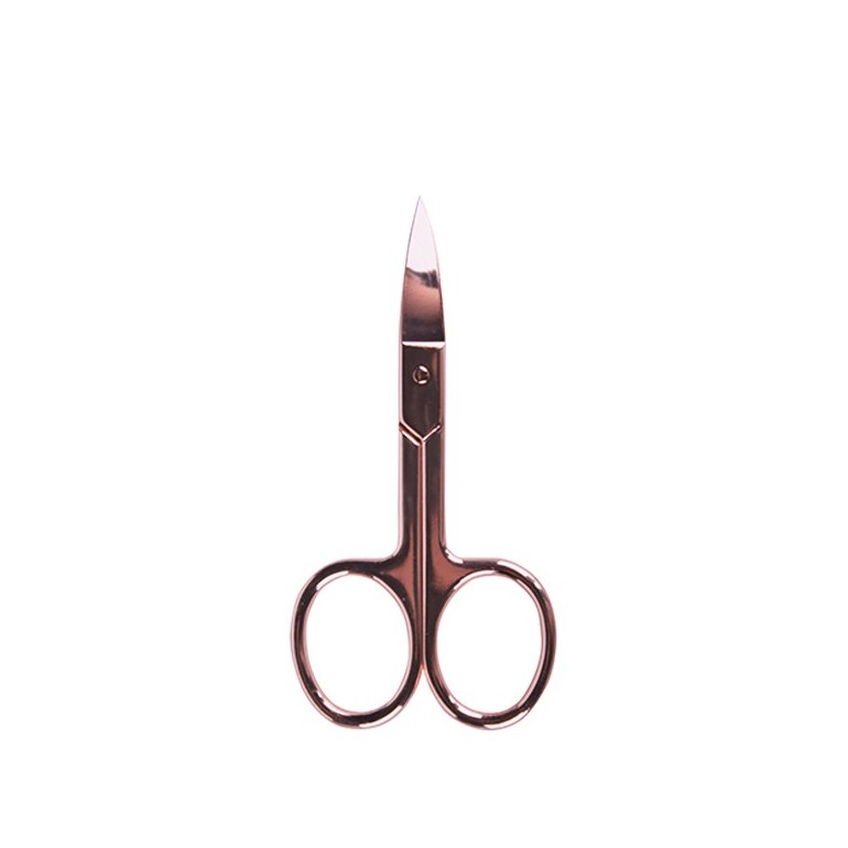 Tijera Manicura Curvada Pink Bronze 9,3cm Pb